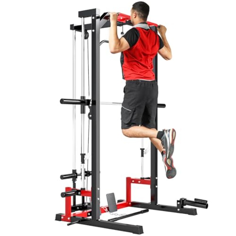 Squat Rack Power - Power Cage Smith Machine Multi-Function Power