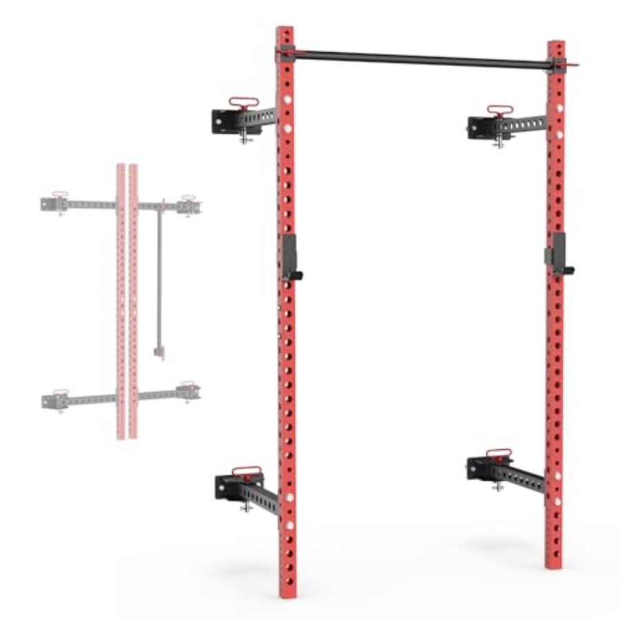 Squat Rack Power - 2200 Series Folding Squat Rack with