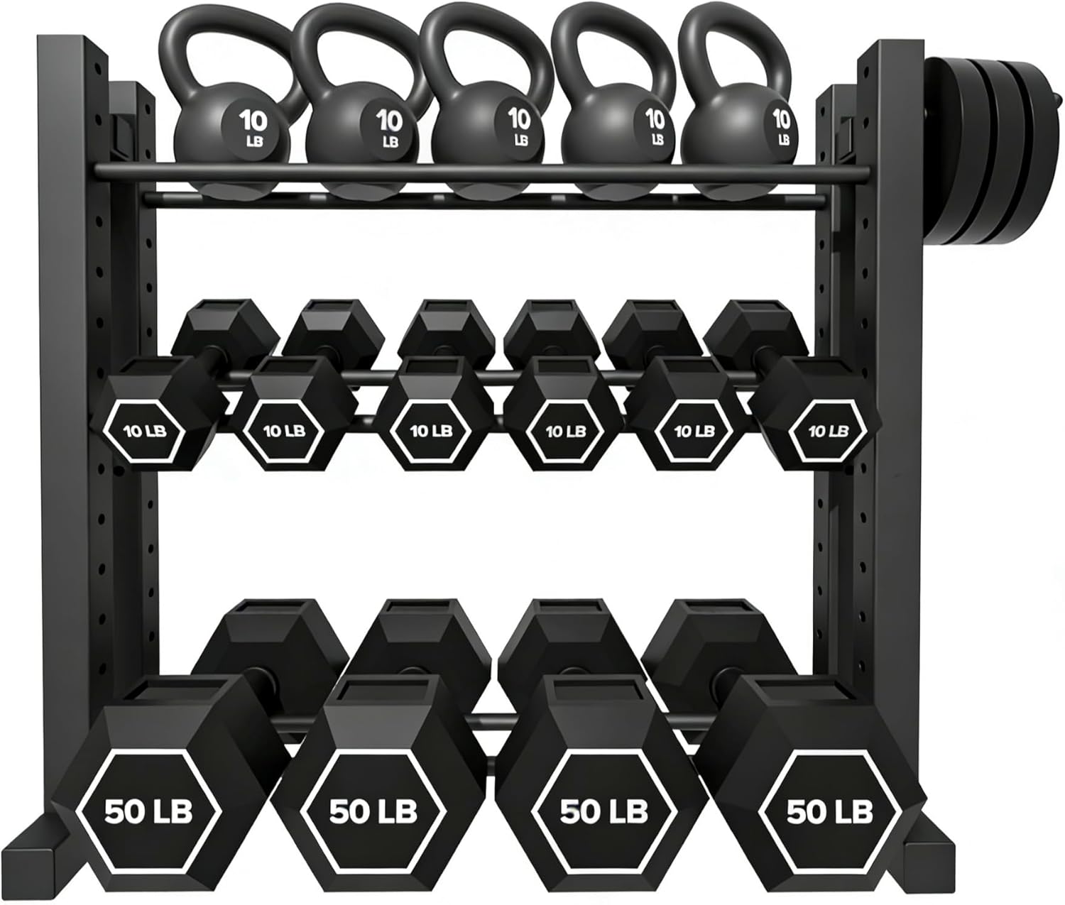 Home Gym Rack - Home Gym Use, Steel Material, Silver
