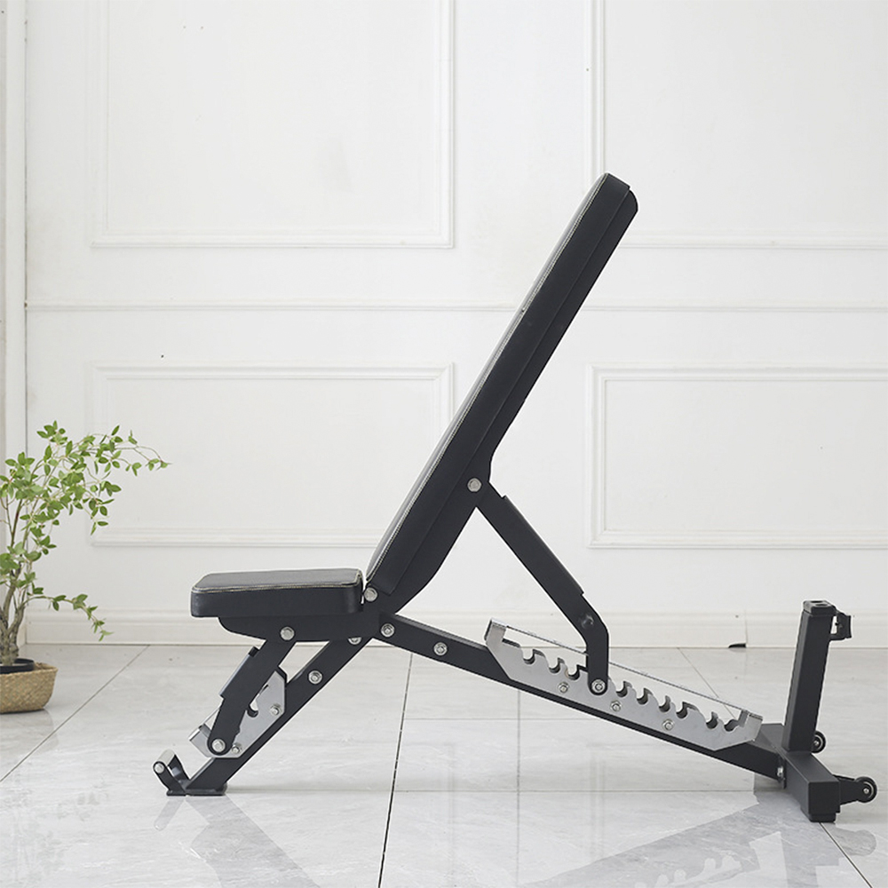 Home Gym Bench - Commercial Foldable Flat Dumbbell Adjustable Benches