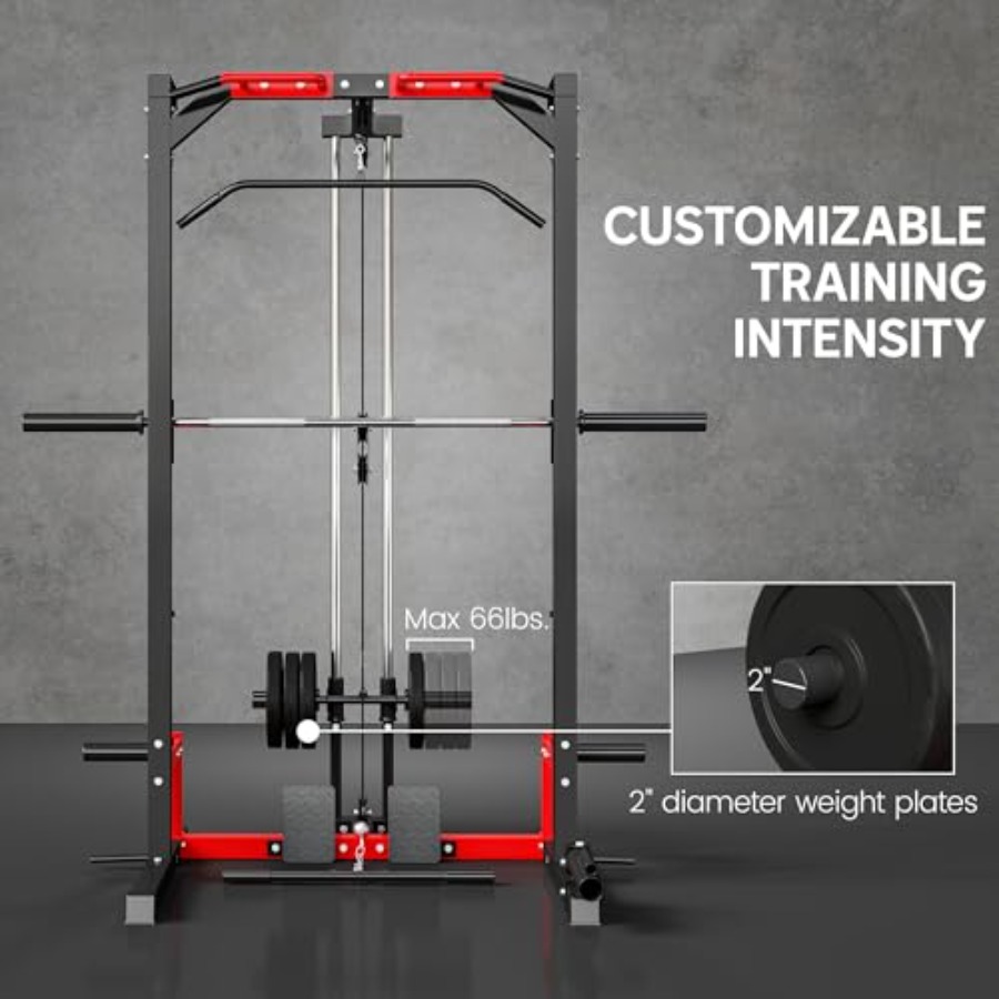 Power Cage Smith Machine Multi - Squat Rack Power review and price