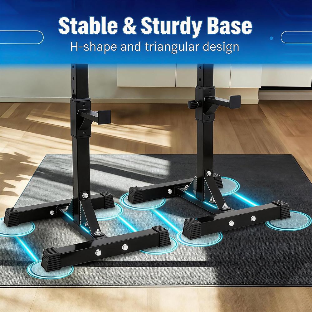 Squat Rack Stand for Adjustabl - Home Gym Rack review and price