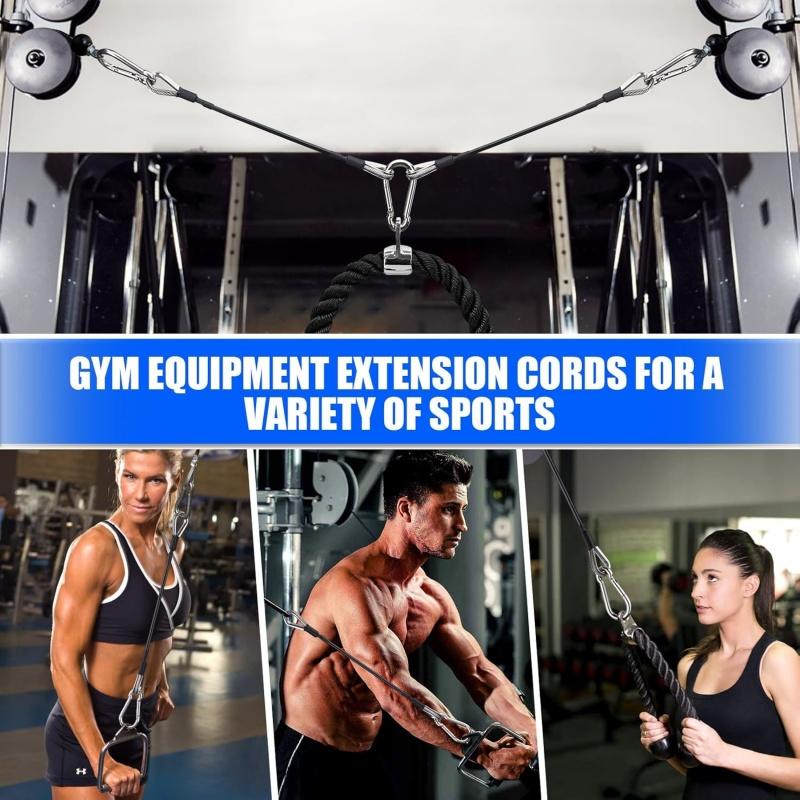 1/2 pcs gym cable extension co - Home Gym Bowflex Machine review and price