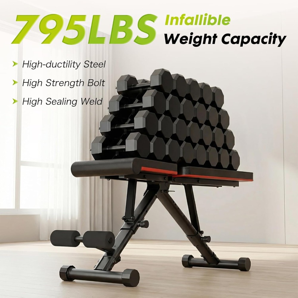 Adjustable Weight Bench for Fu - Home Gym Bench review and price