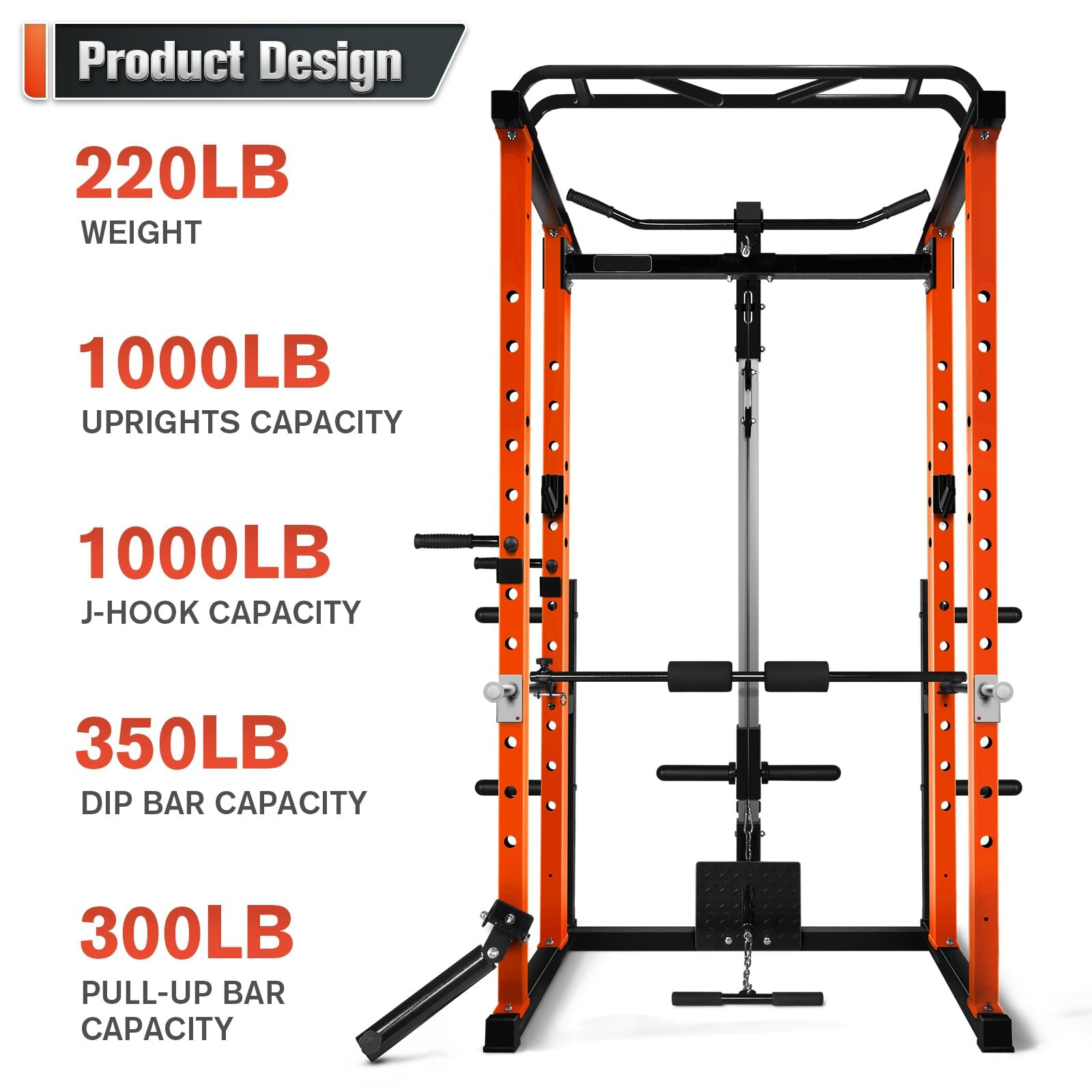 Commercial  Multi-function Pow - Home Gym Rack review and price