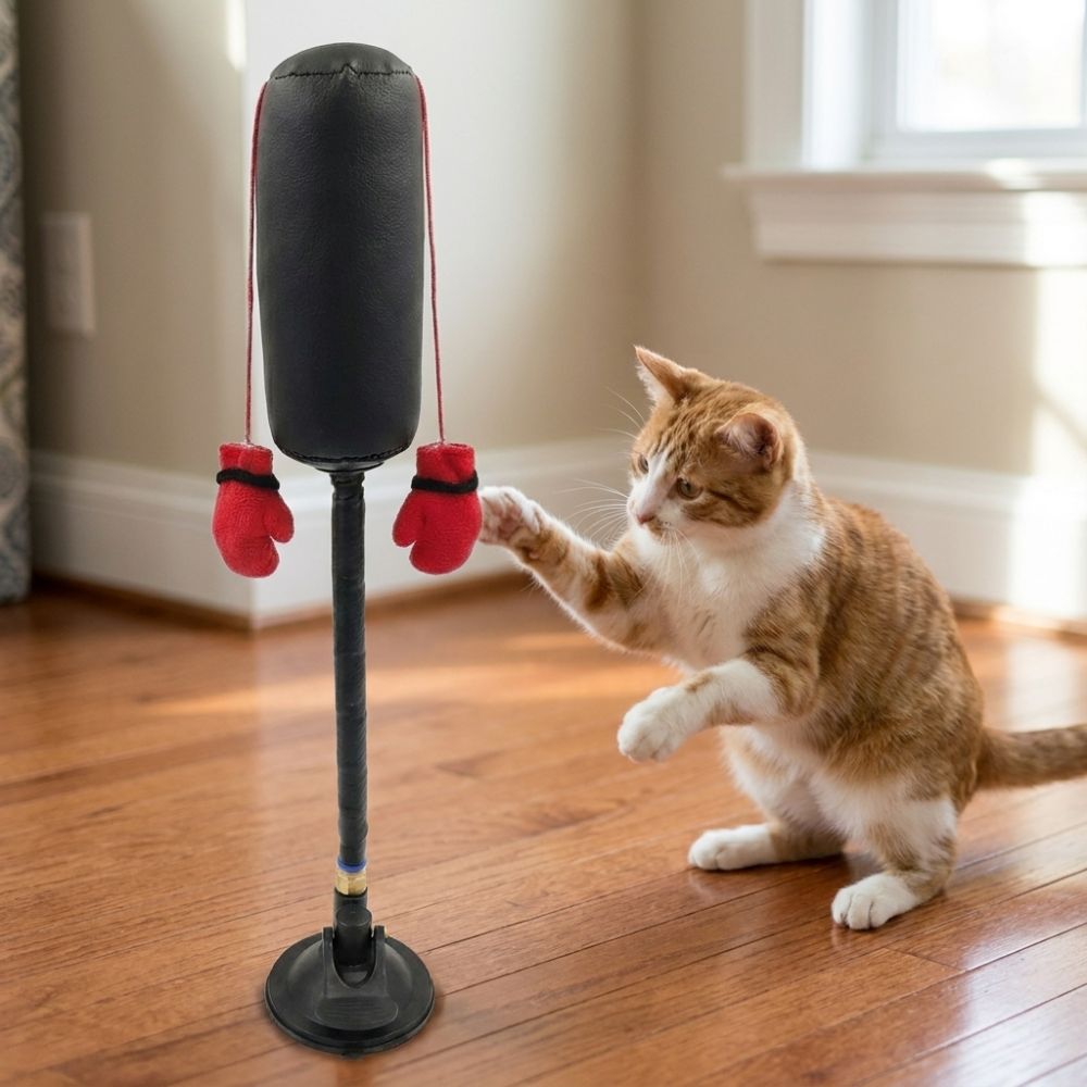 Suction Cup Cat Boxing Toy Sel - Boxing Bag Stand review and price